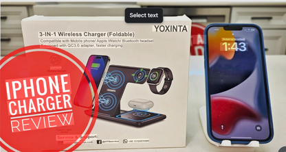 Wireless Charger Three-in-One Wireless Charger for Phones and Watches
