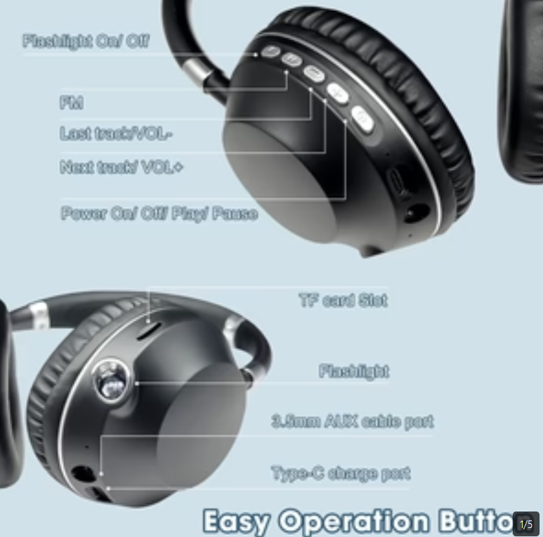 AKZ - Light Series Wireless Bluetooth Headset