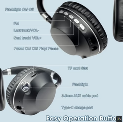 AKZ - Light Series Wireless Bluetooth Headset